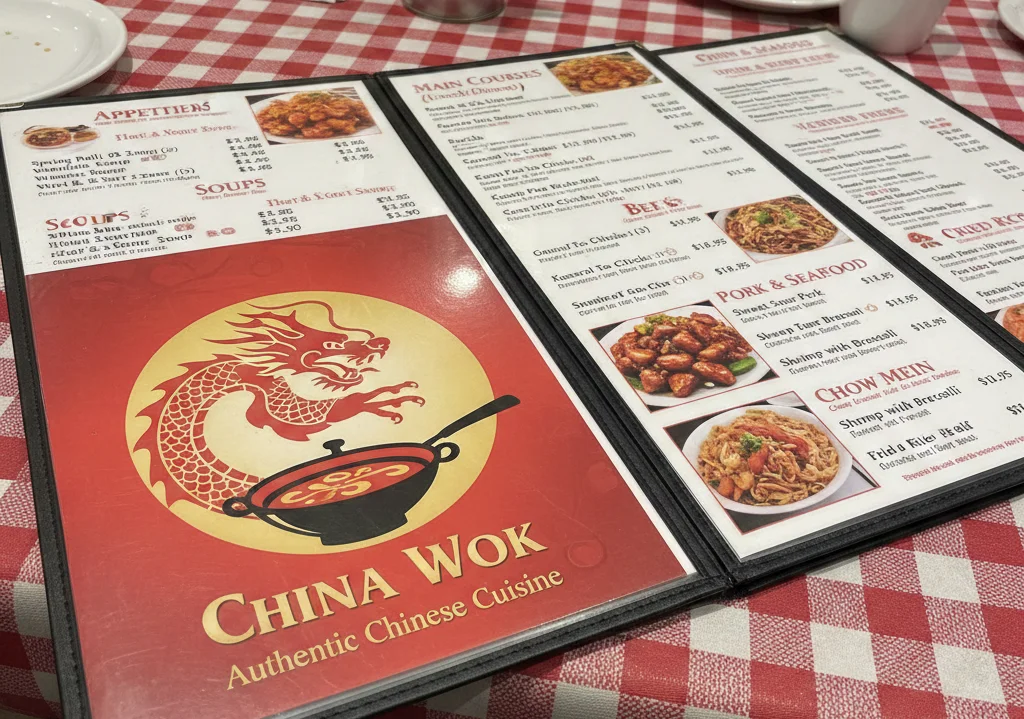 China Wok menu