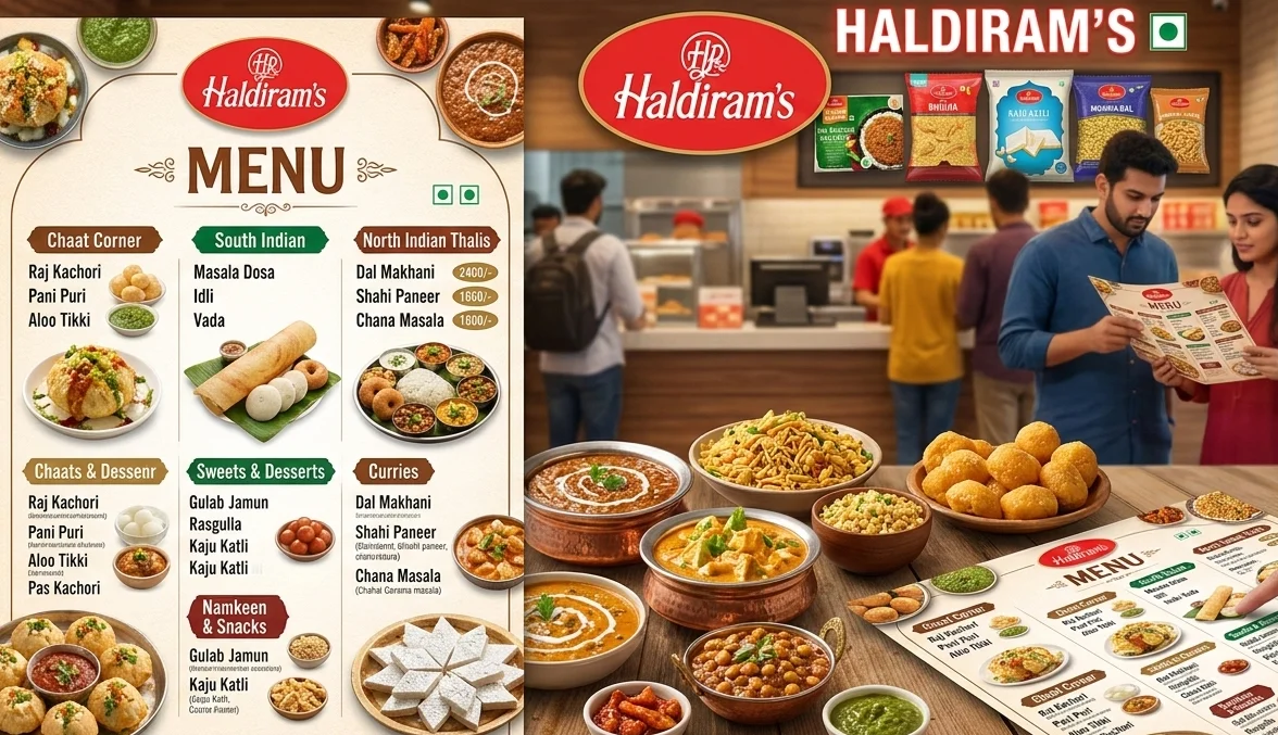 haldiram menu