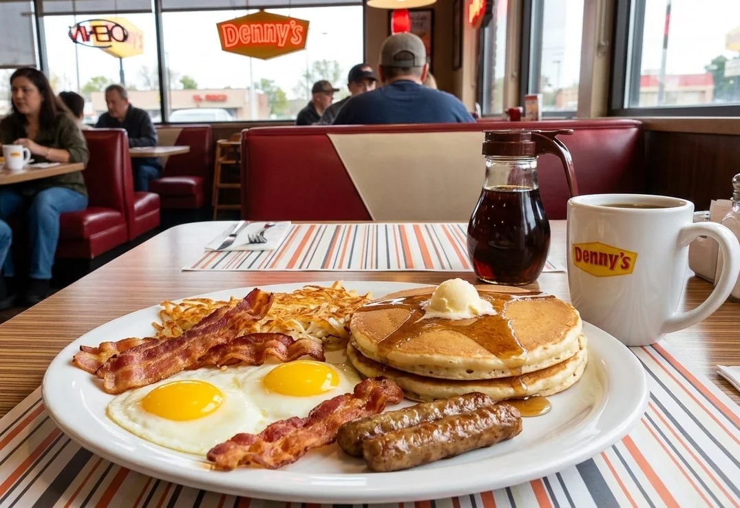 Denny’s breakfast