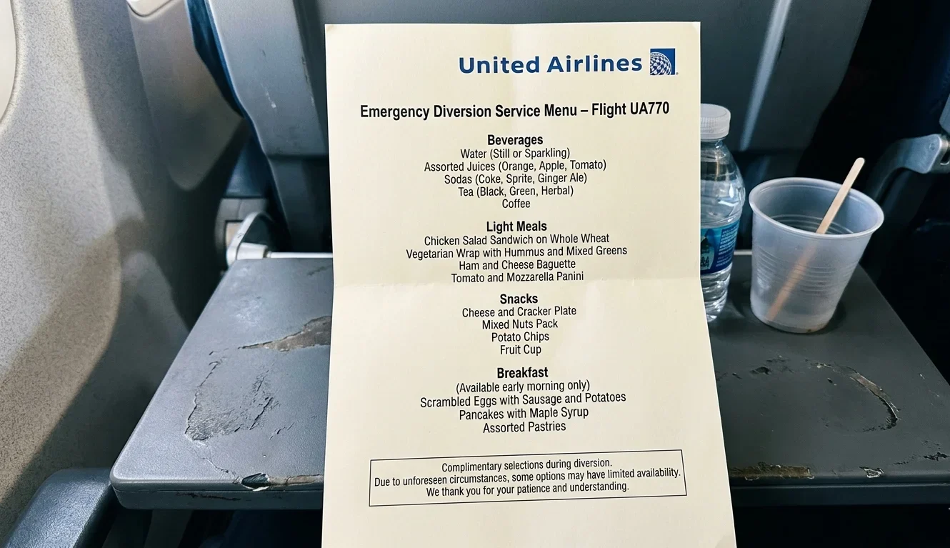 United Airlines Flight ua770 Emergency Diversion
