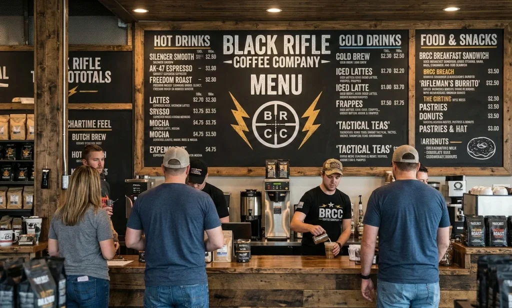 black rifle coffee menu​