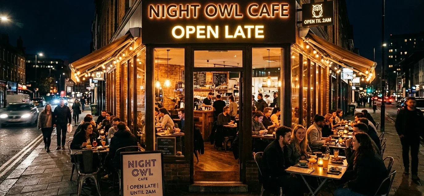 cafes open late