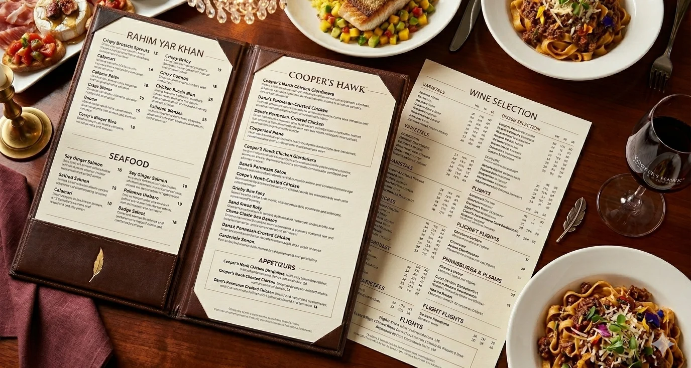 cooper's hawk menu