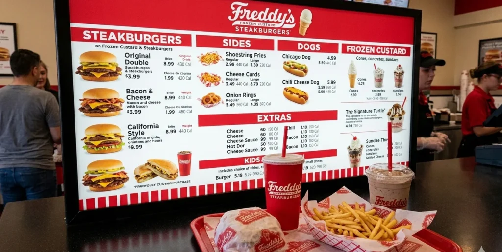 freddy's menu