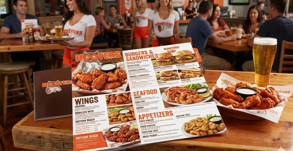 hooters menu