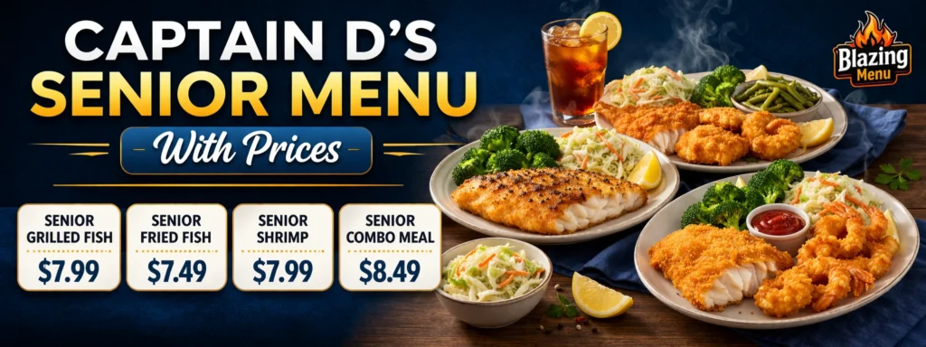Captain d's Senior Menu With Prices