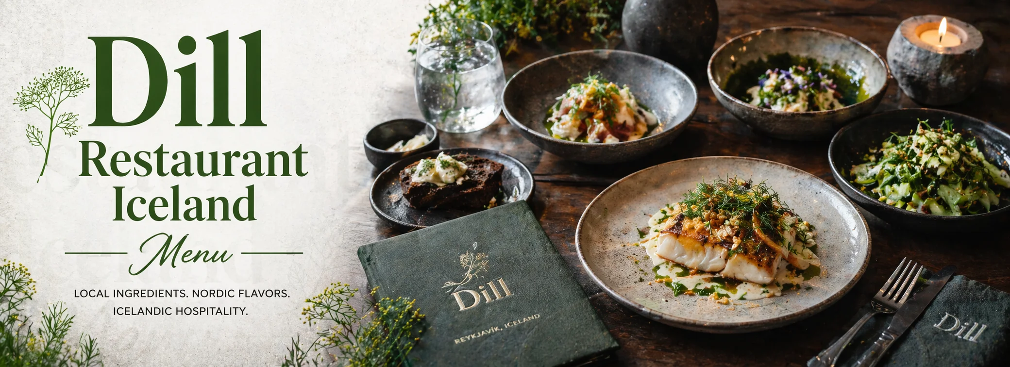 Dill Restaurant Iceland Menu