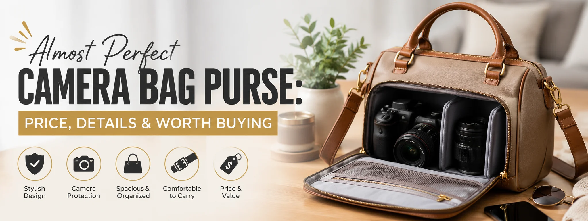 Almost Perfect Camera Bag Purse