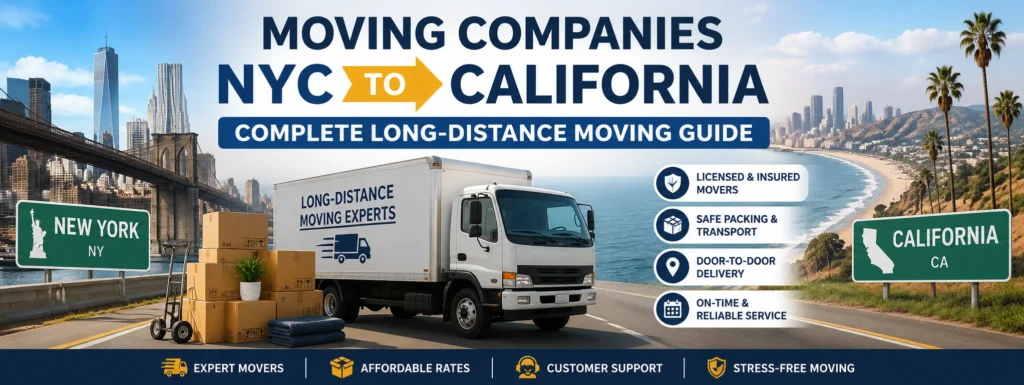 Moving Companies NYC to California