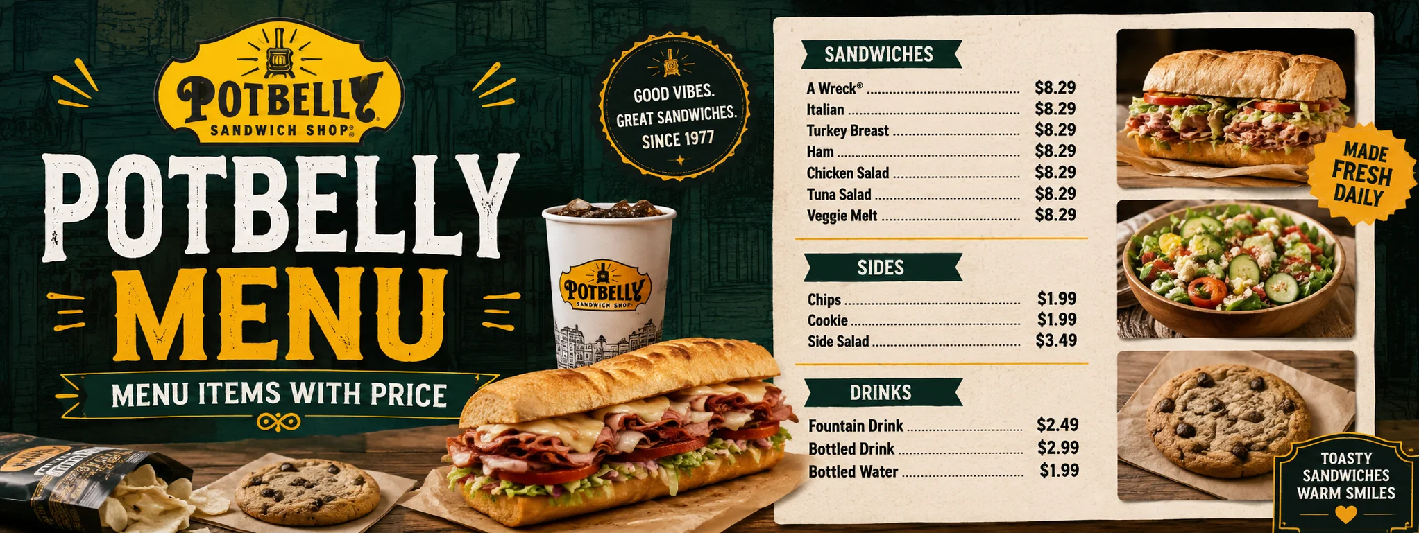 Potbelly Menu