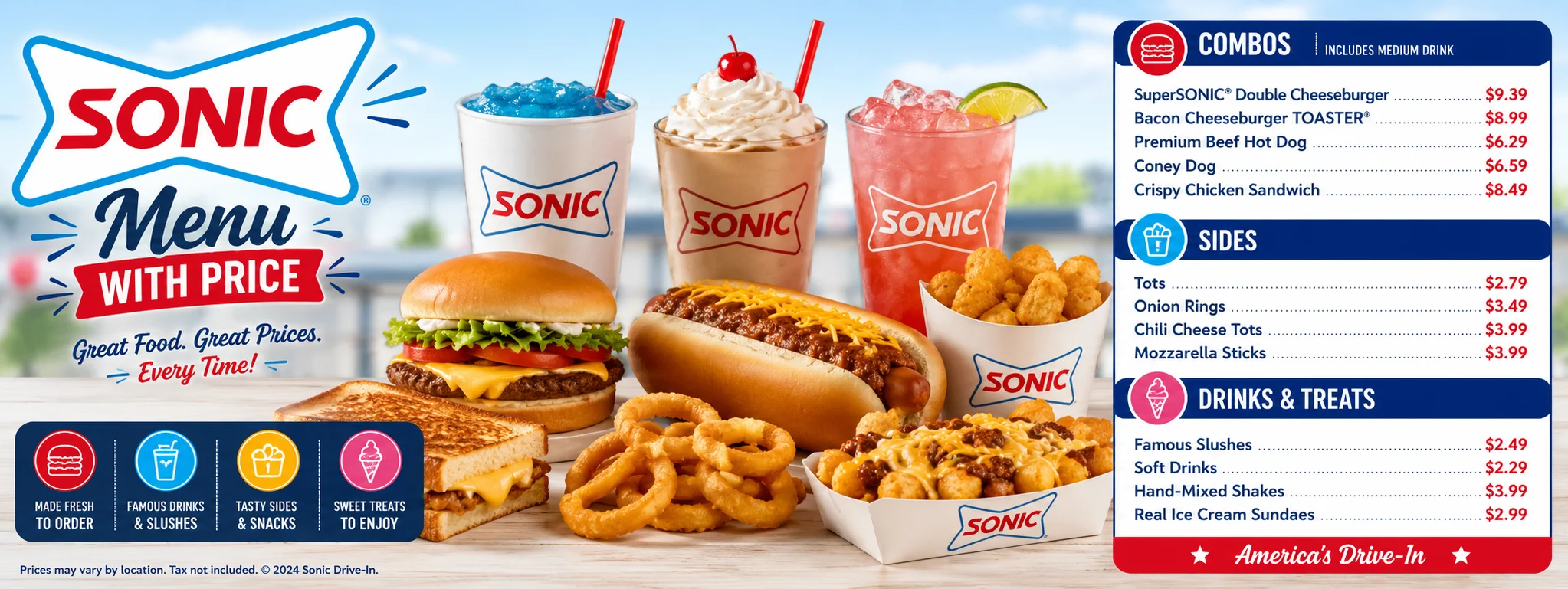 Sonic Menu