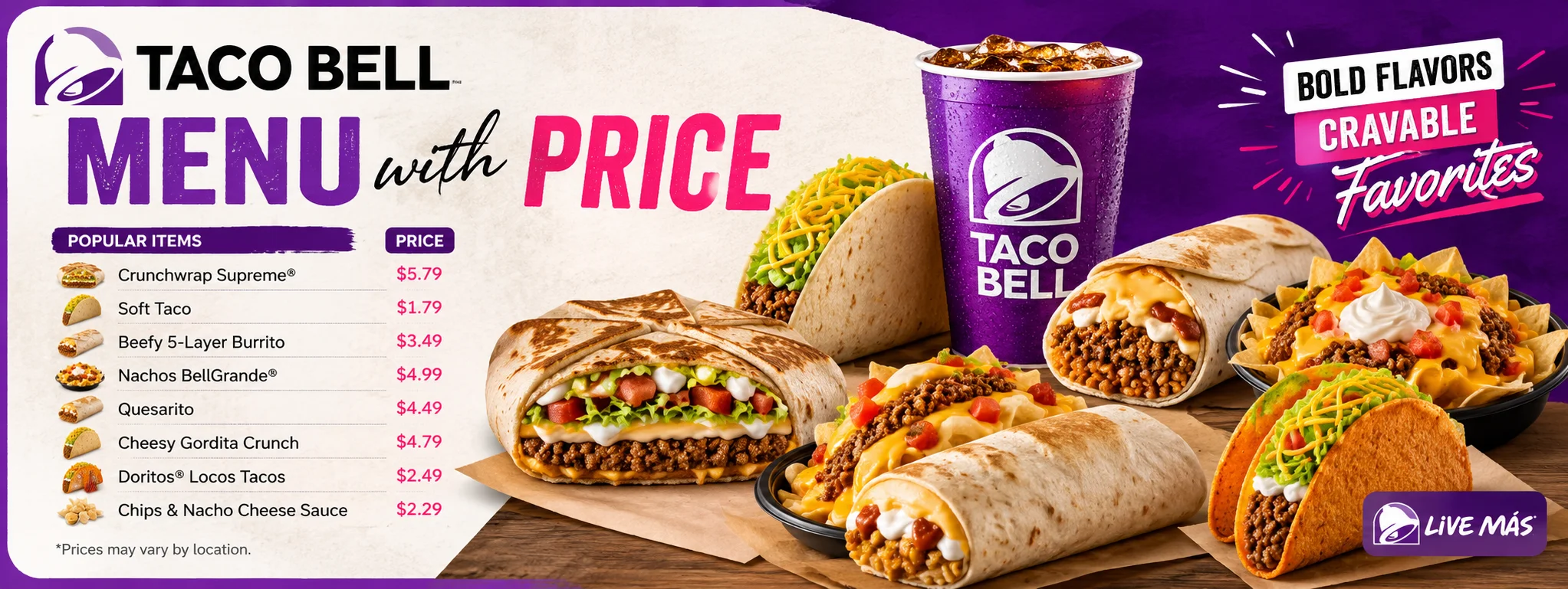 Taco Bell Menu