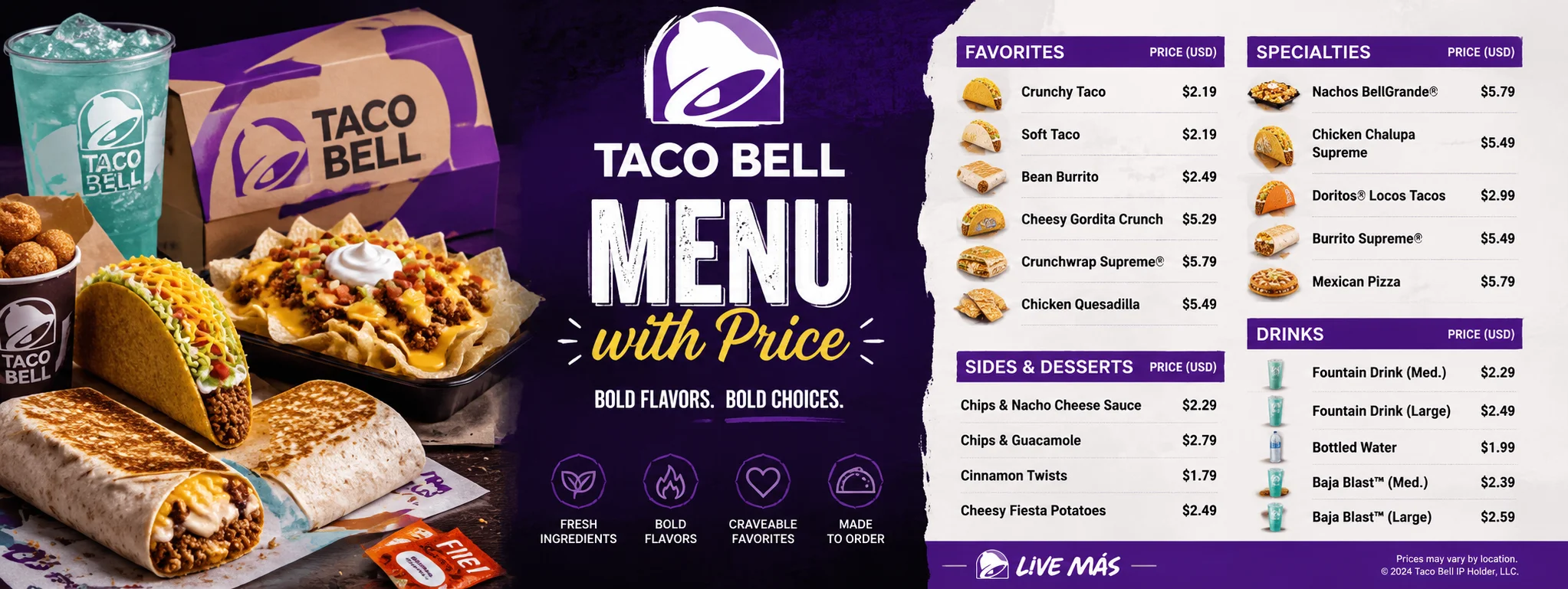 Taco Bell Menu