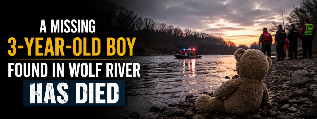A Missing 3-Year-Old Boy Found in Wolf River Has Died