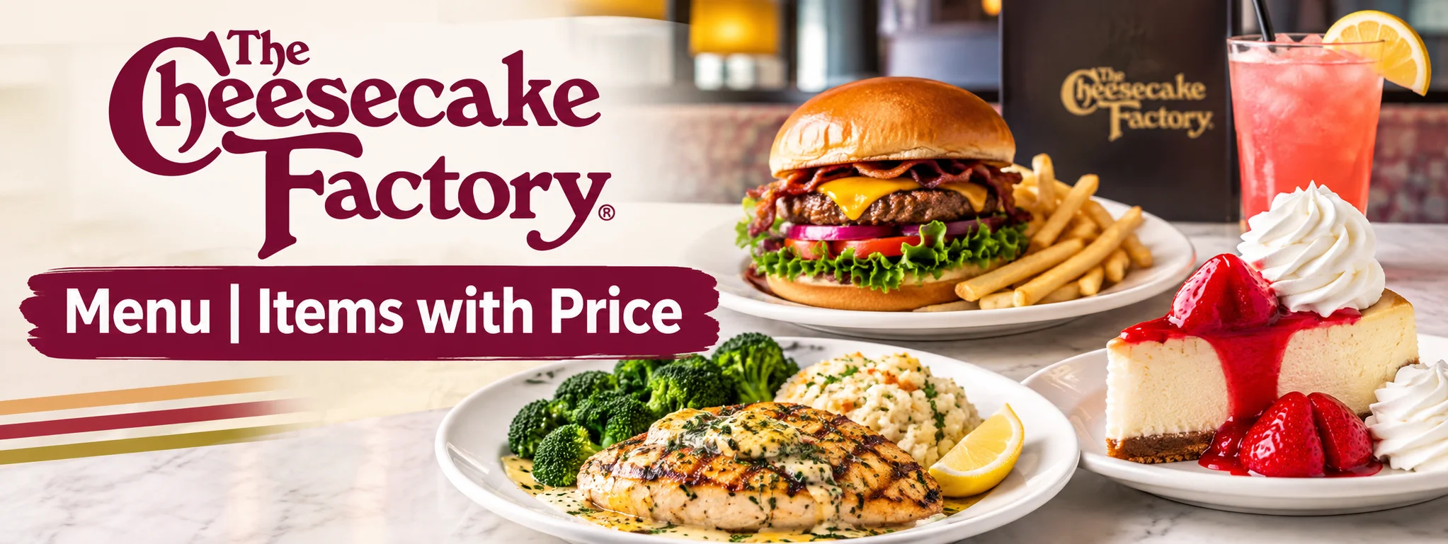 Cheesecake Factory Menu