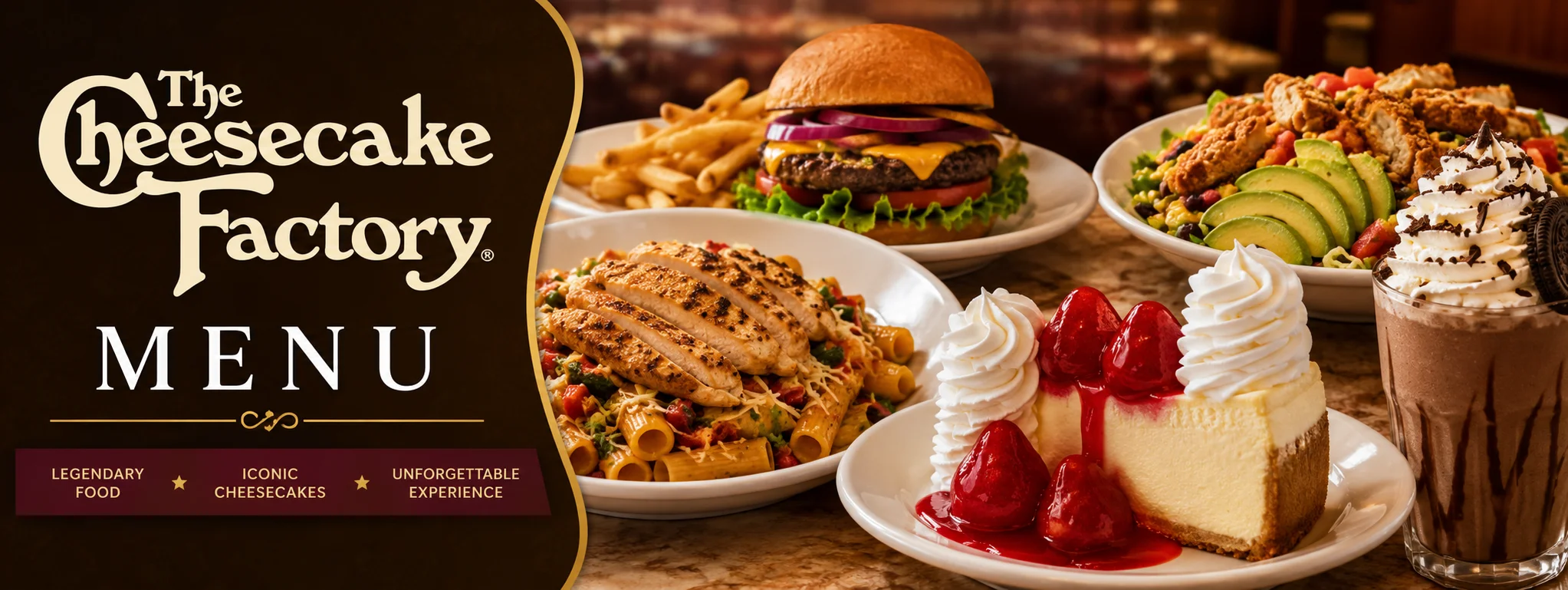 Cheesecake Factory Menu