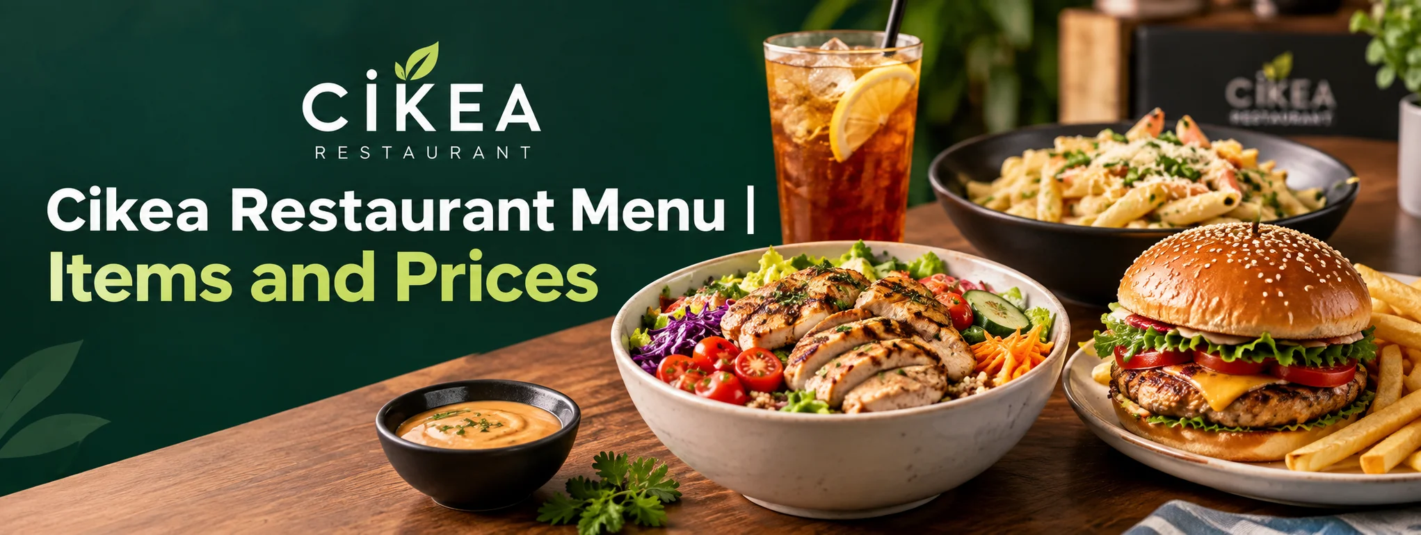 Cikea Restaurant Menu