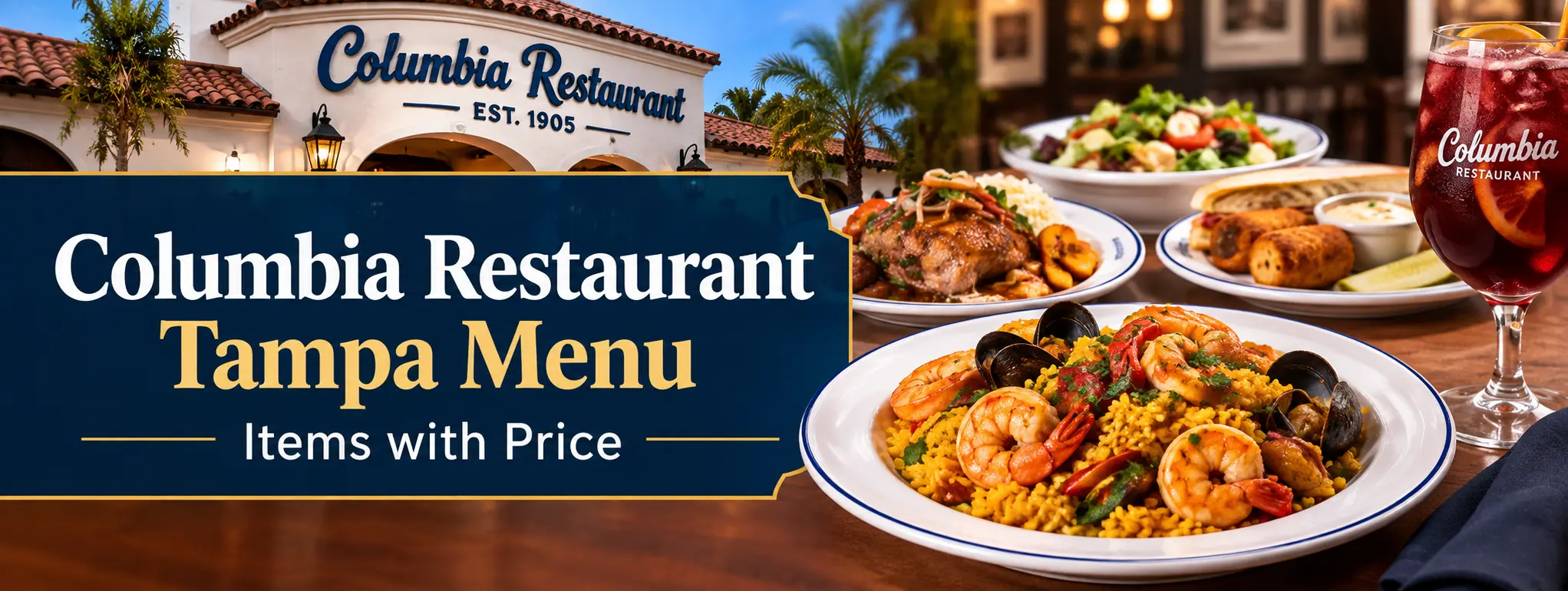Columbia Restaurant Tampa Menu
