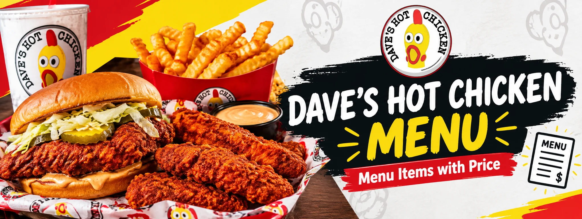 Dave’s Hot Chicken Menu