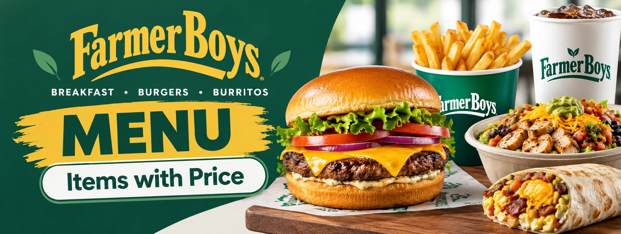 Farmer Boys Menu