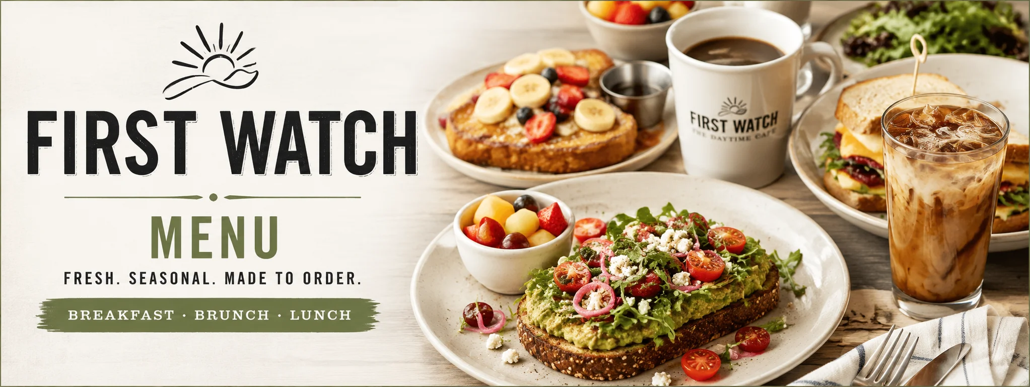 First Watch Menu