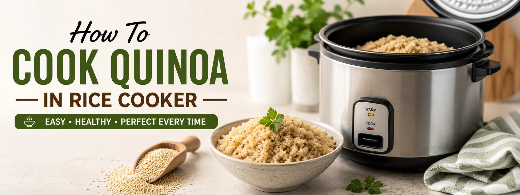 How To Cook Quinoa In Rice Cooker