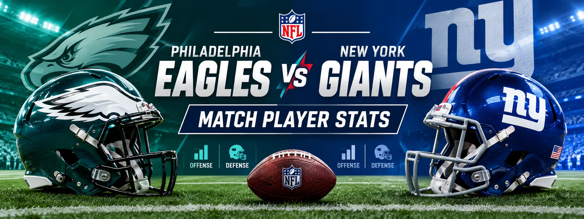 Philadelphia Eagles vs New York Giants Match Player Stats
