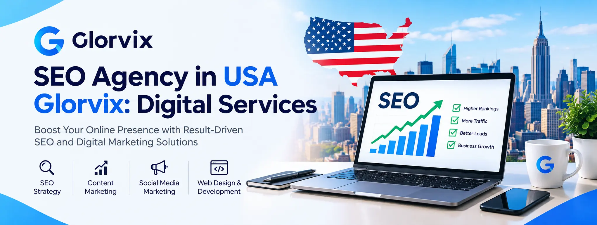SEO Agency in USA Glorvix