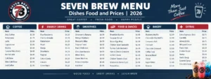 Seven Brew Menu