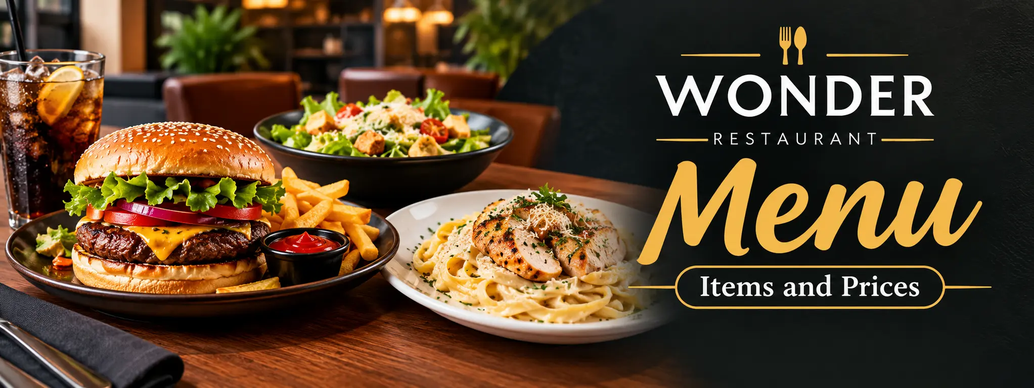 Wonder Restaurant Menu