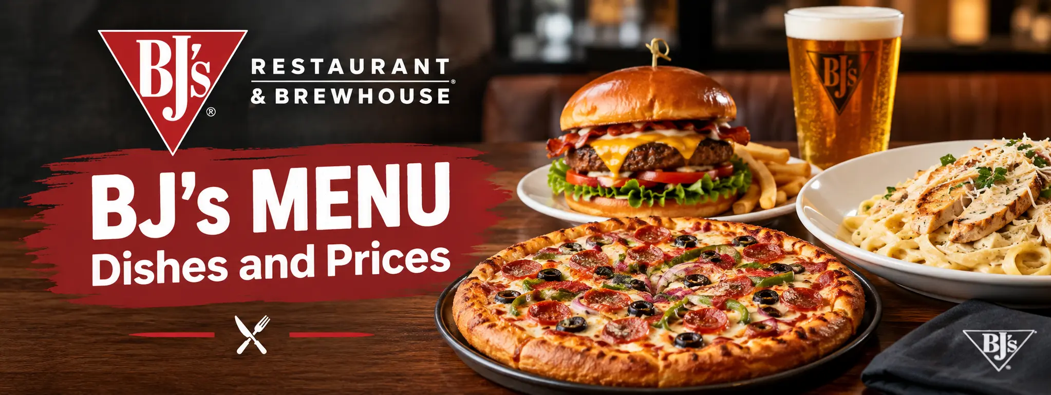 bj's menu