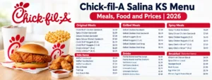 Chick fil A Salina KS Menu