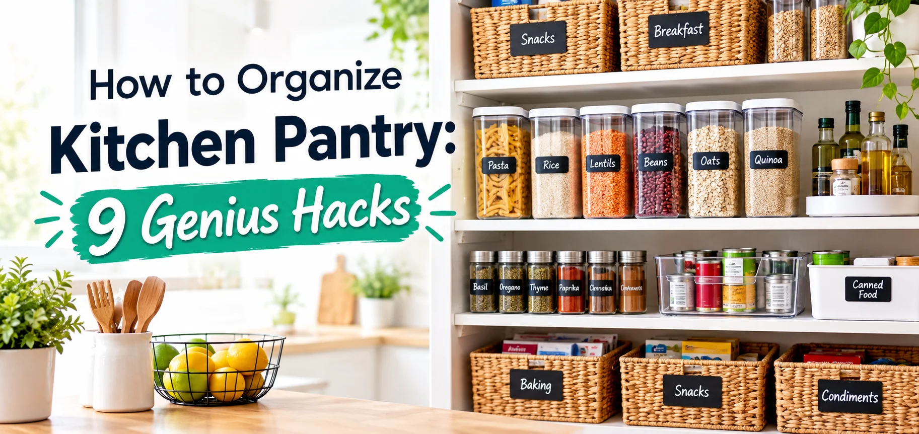 How to Organize Kitchen Pantry