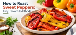 How to Roast Sweet Peppers